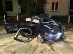 Renault wypadło z drogi na ul. Nysy Łużyckiej