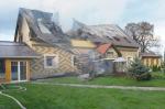 Pożar schroniska dla bezdomnych "Stajenka" pod Strzelcami Opolskimi