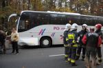 Wypadek podczas wyprzedzania. 2 rannych, 4 uszkodzone pojazdy.