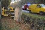 Wypadek podczas wyprzedzania. 2 rannych, 4 uszkodzone pojazdy.