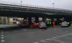 Policyjny radiowóz zderzył się z oplem vectrą