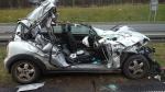 Groźny wypadek na autostradzie