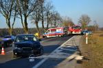 Wypadek podczas wyprzedzania na trasie Opole - Nysa