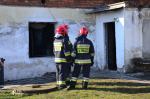 Mężczyzna ranny w pożarze domu w Mechnicach