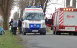 Chcąc uniknąć zderzenia zjechał do rowu i uderzył w drzewo