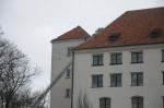 Wiatr uszkodził dach zamku w Brzegu. Eksponaty są bezpieczne.