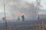 Ogromny pożar traw w Niemodlinie. W akcji samolot i helikopter.