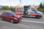 Czołowe zderzenie w Źlinicach, jedna osoba ranna
