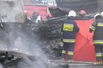 Karambol i pożar na A4. Dwie osoby nie żyją.