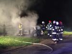 Ktoś podpalił samochód we Wrzoskach