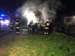 Ktoś podpalił samochód we Wrzoskach