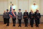 Nadinsp. Irena Doroszkiewicz witana z honorami w opolskiej komendzie