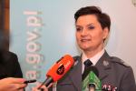 Nadinsp. Irena Doroszkiewicz witana z honorami w opolskiej komendzie
