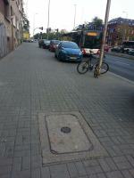 Zderzenie rowerzysty z autobusem MZK w centrum Opola