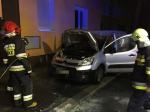 Pożar samochodu na ul. Dubois. Podpalenie?