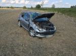 Peugeot dachował w Sidzinie