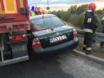 Samochód zderzył się z ciężarówką na obwodnicy Opola