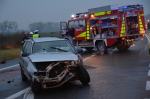 Dwaj kierowcy ranni po wypadku na "grzybku"