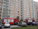 Pożar mieszkania na Chabrach