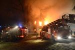 Pożar zamku w Ciepielowicach