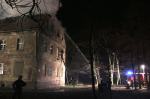 Pożar zamku w Ciepielowicach