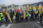 Mieszkańcy gminy Dobrzeń Wielki protestowali blokując drogi