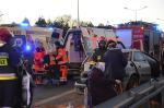 5 osób rannych po wypadku na węźle Prądy