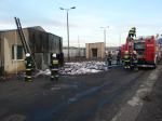 Pożar śmieci przy ul. Składowej