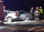 Czołowe zderzenie opla i BMW. 23-latek zginął na miejscu.