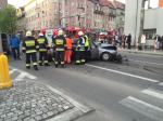 Groźny wypadek w Opolu. Jedna osoba ciężko ranna. 