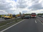 Dwie kolizje na autostradzie A4