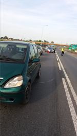 Zderzenie dwóch samochodów na obwodnicy Opola