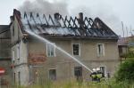 Pożar opuszczonego budynku w Lewinie Brzeskim