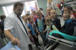 Uczniowie zwiedzali szpitalny oddział ratunkowy w WCM