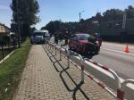 Zderzenie trzech samochodów w Walidrogach. Jedna osoba ranna.