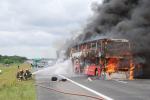  Karambol i pożar na A4. Kierowca ciężarówki stanął przed sądem.