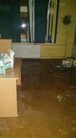 Duże straty po pożarze komendy policji