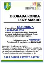 Uwaga kierowcy, jutro kolejna blokada obwodnicy przy Makro