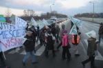 Duże Opole. 100 osób blokowało obwodnicę miasta.