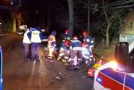 Wjechał w motorower, którym jechała matka z dzieckiem i uciekł 
