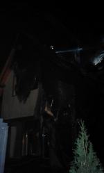 Nocny pożar domu przy ulicy Heleny Modrzejewskiej w Opolu