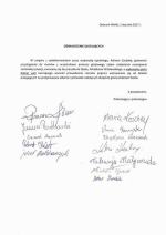 Wojewoda z wizytą w Dobrzeniu Wielkim. "Apeluję o zaprzestanie głodówki".