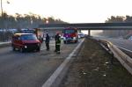 Zderzenie dwóch busów na autostradzie A4. Ranne 3 osoby.