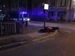 Motocyklista wywrócił się uciekając przed policją