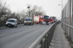 Zderzenie na wiadukcie na ul. Obrońców Stalingradu