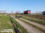 Wypadek motocyklisty na obwodnicy Lubrzy