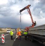 Na A4 trwa ustawianie barier przed remontem