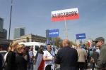 Opolanie protestowali na Marszu Wolności w Warszawie