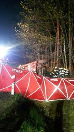 Kierowca kombajnu zginął w nocnym wypadku pod Jełową