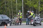 Wystrzał opony przyczyną kolizji na autostradzie